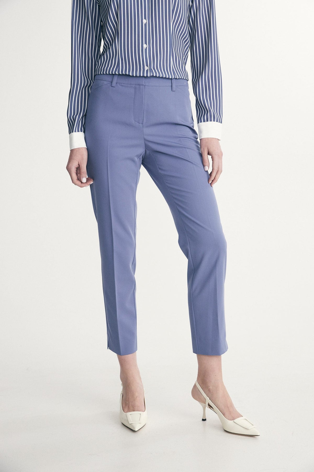 Straight cropped pants