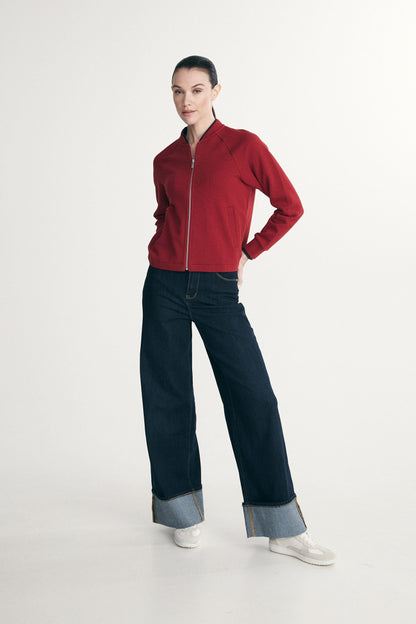 Zipped Cardigan