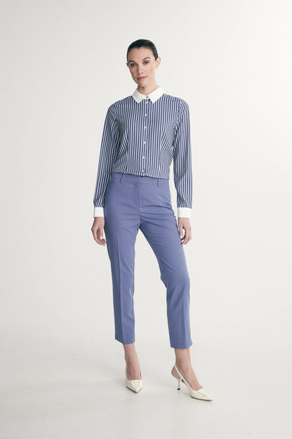 Straight cropped pants