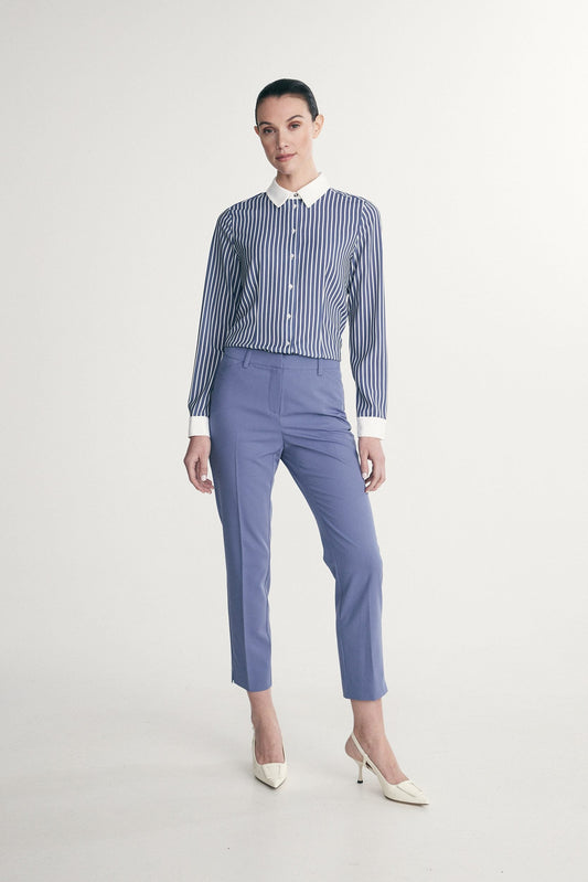 Straight cropped pants