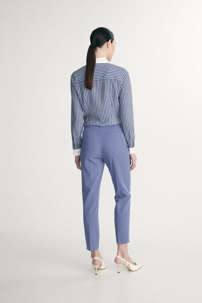 Straight cropped pants
