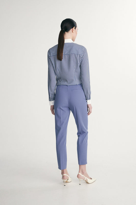 Straight cropped pants