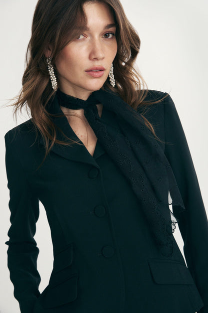 Fitted stretch blazer