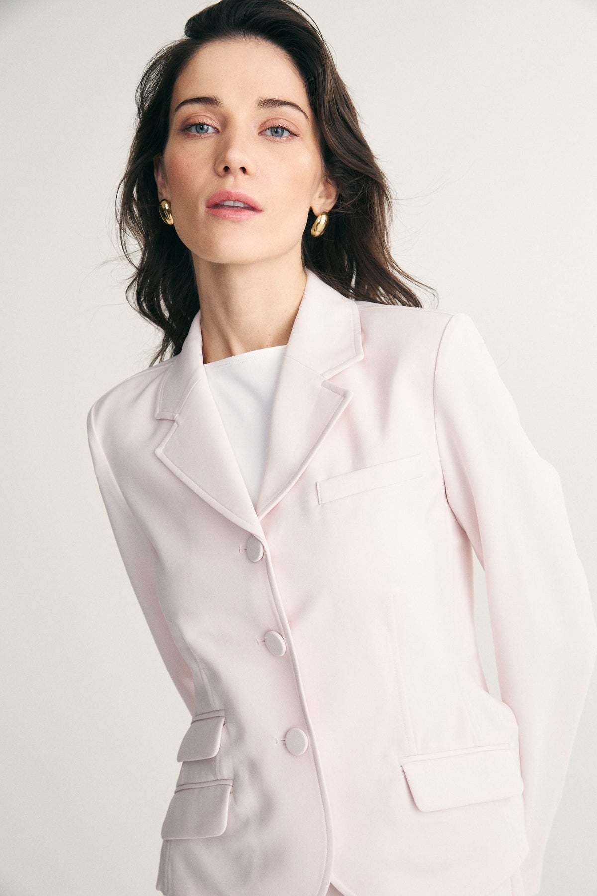 Fitted stretch blazer