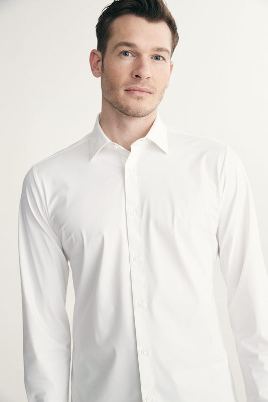 Stretch jersey shirt