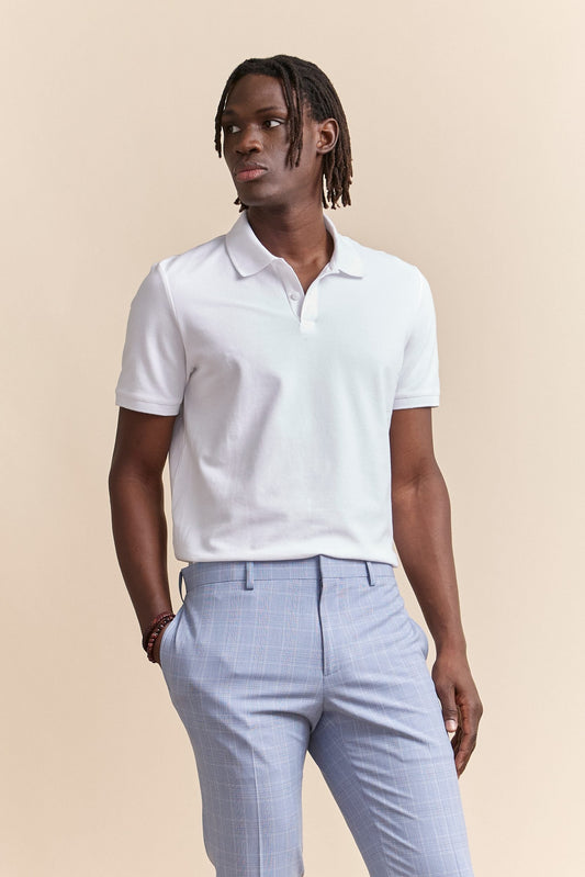 Polo with detail at collar